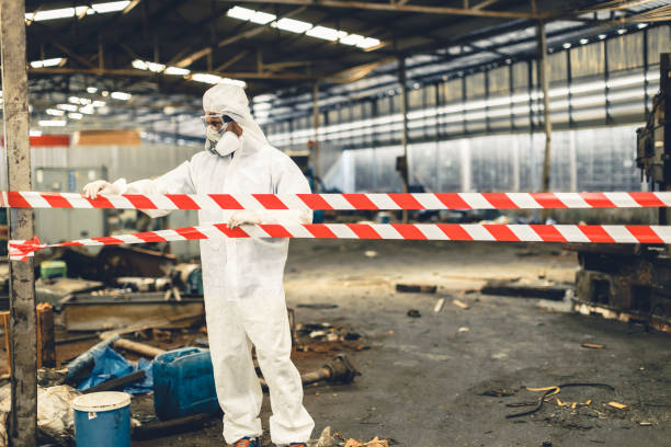 Professional Biohazard technician working in Mason, OH